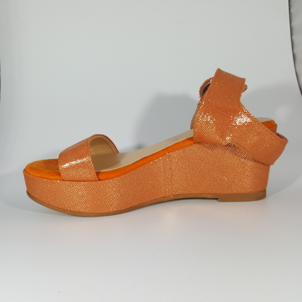 NR Rapisardi Two Band Wedge Sandal - Picture 2 of 4